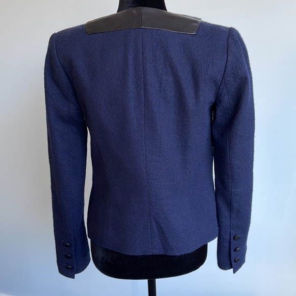 Joe’s Jean wool & leather jacket. Size XS - Picture 2 of 5